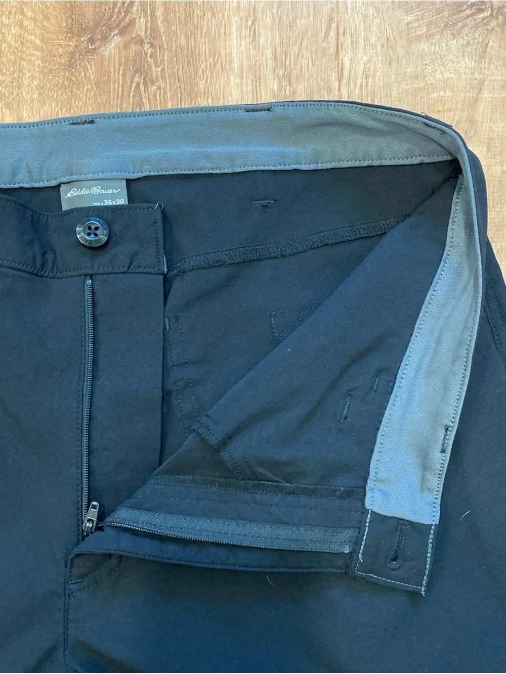 Eddie Bauer Convertible Tech Pants Mens 36x30 Hiking Outdoors Nylon Spandex
